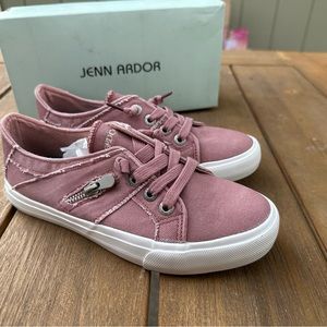 Jenn Ardor pink canvas Shoes